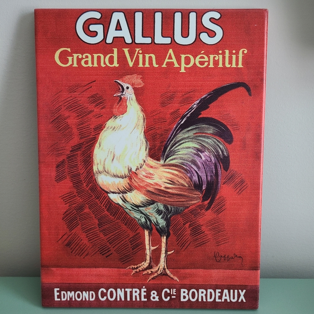 Gallus Wood Wall Plaque